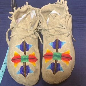 Vintage Native American Moccasins - Collectors Item